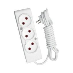 Сетевой удлинитель TECCO 5м 3 поста white (8681277841927)