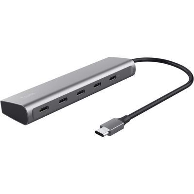 Концентратор Trust Halyx 5-Port USB-C Hub (25136)