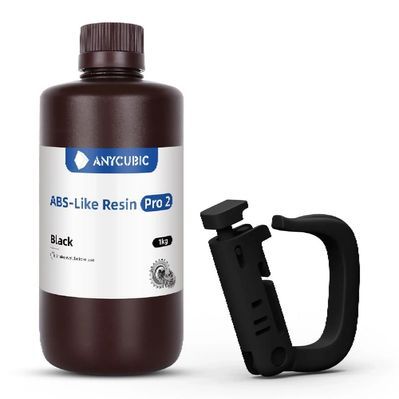 Фотополімерна смола Anycubic ABS-Like Resin Pro 2, 1 кг, BK (SABP2BK-102A)