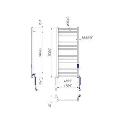 Сушарка для рушників MARIO Преміум Класік-ITR K (2.2.1610.03.GS)