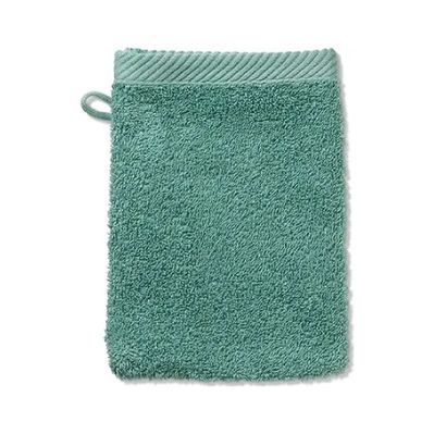Рушник Kela рукавичка махрова для обличчя Ladessa, зелений нефрит, 15х21 см (23296) (00000026303)