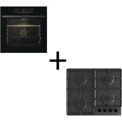 Комплект встраиваемой техники Gorenje BO6735E02BK + G641EB (SET_BO6735E02BK_G641EB)