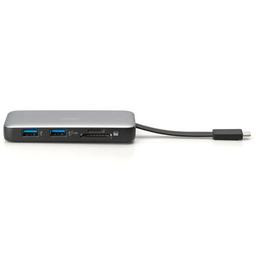 Порт-репликатор Digitus USB-C > HDMI/2xUSB-A/USB-C/SD/MicroSD/RJ54, Travel (DA-70916)