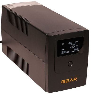 Пристрій безперебійного живлення GEAR GU-800PLCD
