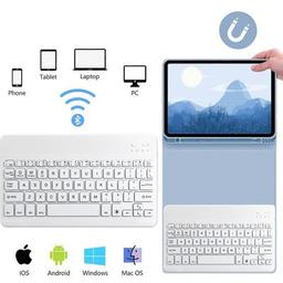 Чехол для планшета BeCover with keyboard Apple iPad Mini 6 2021 Light Blue (712989)