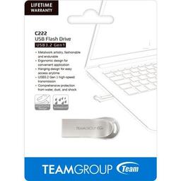 USB флеш накопичувач Team 32GB C222 Silver USB 3.2 (TC222332GS01)