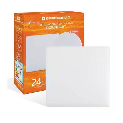 Світильник точковий Євросвітло LED-S-170-24 6400К без рамки