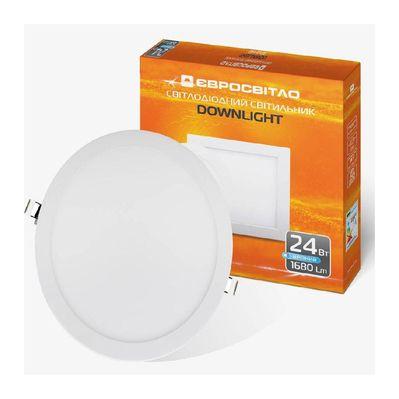 Светильник точечный Євросвітло LED-R-300-24 6400К
