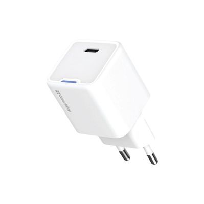 Зарядний пристрій ColorWay GaN Mini 30W PD Port PPS USB-C white (CW-CHS054PD-WT)