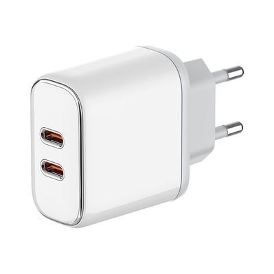 Зарядний пристрій ColorWay Power Delivery Port PPS USB (Type-C PD + Type-C PD) (40W) white (CW-CHS048PD-WT)