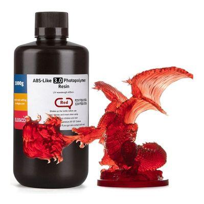 Фотополімерна смола ELEGOO Resin, ABS-like 3.0 1кг, clear red (50.103.0152)