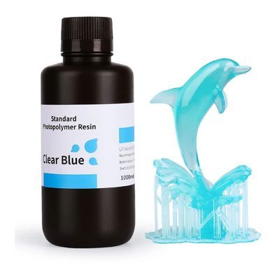 Фотополімерна смола ELEGOO Resin, Standard 1кг, clear blue (50.103.0016)
