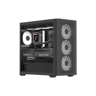 Корпус AeroCool D301A-G-BK-v2 Black (ACCS-DS03043.11)