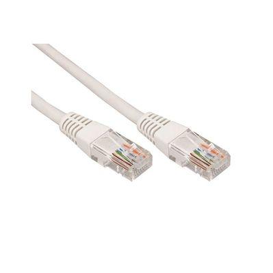 Патч-корд 0.25м, UTP, cat.5e, CU, 24AWG, gray Kingda (KD-PAUT3025GY)