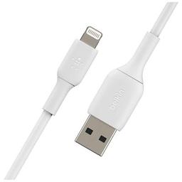 Дата кабель USB 2.0 AM to Lightning 1.0m 12W PVC (2 Pack) White Belkin (CAA001BT1MWH2PK)