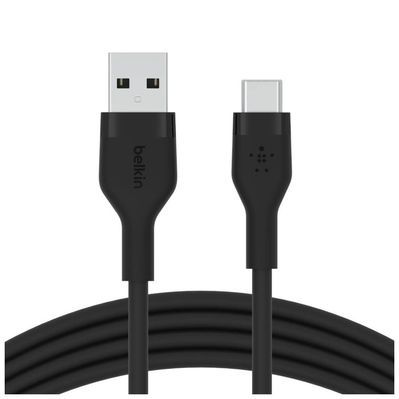 Дата кабель USB 2.0 AM to Type-C 3.0m 15W Black Belkin (CAB008BT3MBK)