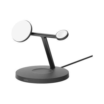 Зарядний пристрій Belkin 3in1 Magnetic Pad Qi2 15W Black (WIZ032KQBK)