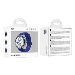 Смарт-часы HOCO Y24 AMOLED Smart sports watch (call version) Silver (6942007641012)
