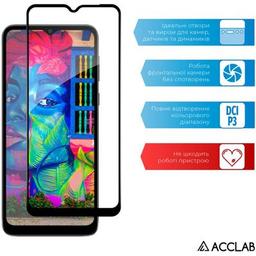 Стекло защитное ACCLAB Full Glue MOTO E13 Black (1283126573620)