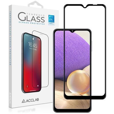 Скло захисне ACCLAB Full Glue Samsung A32 Black (1283126510533)