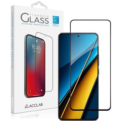 Стекло защитное ACCLAB Full Glue Xiaomi Poco X6 Black (1283126588655)