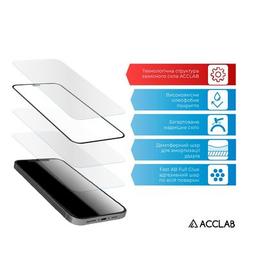 Стекло защитное ACCLAB Full Glue ZTE Blade V30 Black (1283126515743)