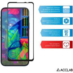 Стекло защитное ACCLAB Full Glue ZTE Blade V30 Black (1283126515743)