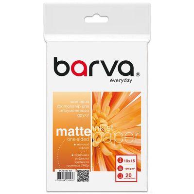 Фотопапір Barva 10x15, 190 g/m2, Everyday, Matte, 20c (IP-AE190-407)