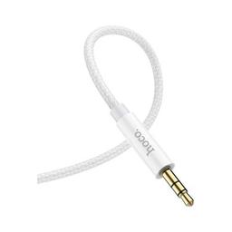 Кабель мультимедійний 3.5mm M to 3.5mm M 1.0m UPA19 AUX Silver HOCO (6931474759870)