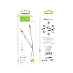 Кабель мультимедійний 3.5mm M to 3.5mm M 1.0m UPA19 AUX Silver HOCO (6931474759870)