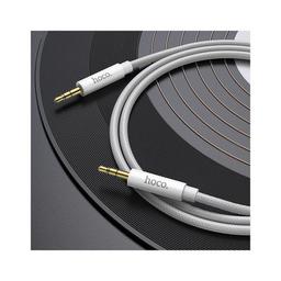 Кабель мультимедійний 3.5mm M to 3.5mm M 1.0m UPA19 AUX Silver HOCO (6931474759870)