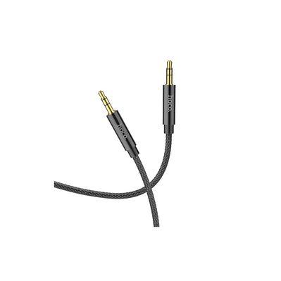 Кабель мультимедийный 3.5mm M to 3.5mm M 2.0m UPA19 AUX Black HOCO (6931474759894)