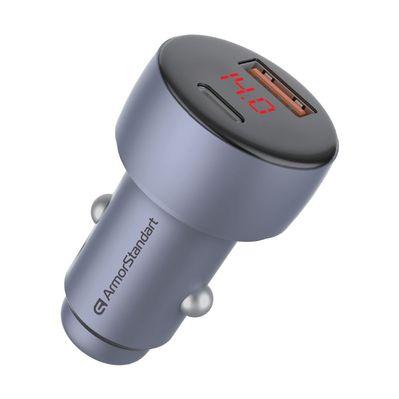 Зарядний пристрій Armorstandart AR-C43 Type-C PD30W + USBQC 3.0 Grey (ARM73949)