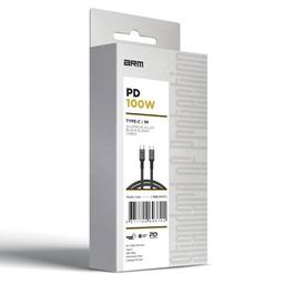 Дата кабель USB-C to USB-C 1.0m PD 100W black-grey Armorstandart (ARM69370)
