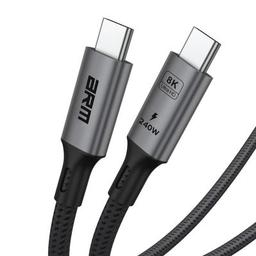 Дата кабель USB-C to USB-C 1.0m USB4 40Gbps 240W 8K60Hz black Armorstandart (ARM81921)