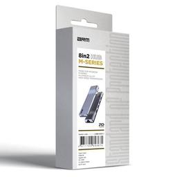 Концентратор Armorstandart For MacBook M-Series HDMI 4K, RJ45, PD, 3USB, SD, microSD Grey (ARM69367)