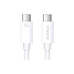 Дата кабель USB-C to USB-C 1.8m Superior USB4 Fast Charging 240W moon white Baseus (P10365200211-05)