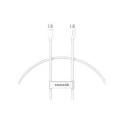 Дата кабель USB-C to USB-C 1.8m Superior USB4 Fast Charging 240W moon white Baseus (P10365200211-05)