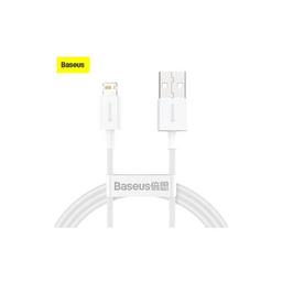 Дата кабель USB 2.0 AM to Lightning 1.5m Superior Fast Charging 2.4A white Baseus (CALYS-B02)
