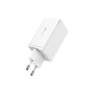 Зарядний пристрій Baseus GaN6 Pro Fast Charger 2C+2U 65W + Cable 1.0m Type-C 100W white (P10162701213-00)