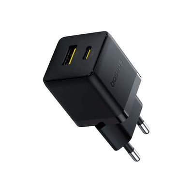 Зарядний пристрій Baseus Palm Fast Charger C+U 20W black (P10111608113-00)