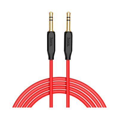 Кабель мультимедійний 3.5mm M to 3.5mm M 1.0m Black HOCO (6957531079293)