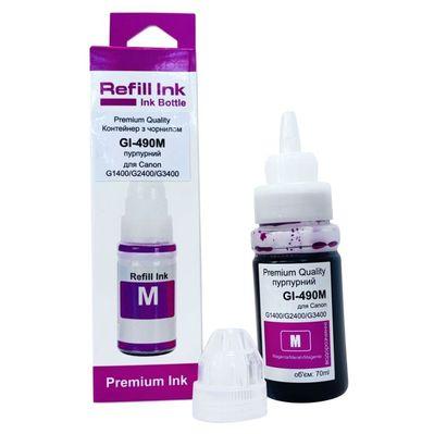 Чернила Premium Quality Canon GI-490M 70мл Magenta (70264921)