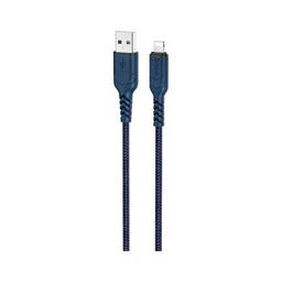 Дата кабель USB 2.0 AM to Lightning 1.0m 2.4A nylon X59 blue HOCO (6931474744883)