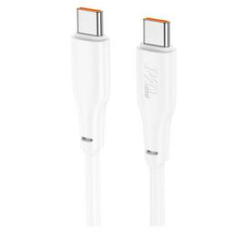 Дата кабель USB-C to USB-C 1.0m 100W TPE X93 white HOCO (6931474790712)