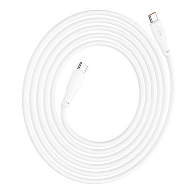 Дата кабель USB-C to USB-C 2.0m 100W TPE X93 white HOCO (6931474790729)