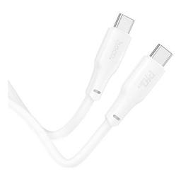 Дата кабель USB-C to USB-C 1.0m 240W TPE X93 white HOCO (6931474790736)
