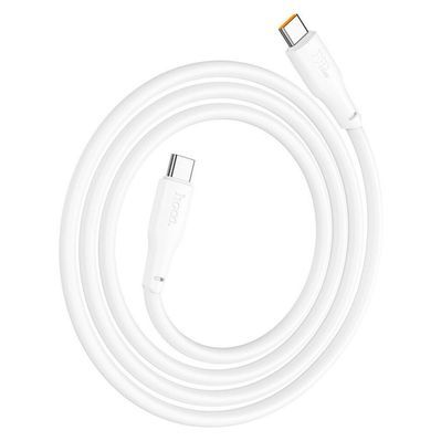 Дата кабель USB-C to USB-C 1.0m 240W TPE X93 white HOCO (6931474790736)