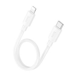 Дата кабель USB-C to Lightning 0.25m Hyper PD X96 white HOCO (6942007609371)