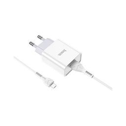 Зарядное устройство HOCO C81A Asombroso USB + cable Micro 5P 10.5W White (6931474727954)